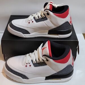 Air Jordan 3 RetroSE Fire Red Denim 2020 Size size 6y, fits 7.5 Women's‎